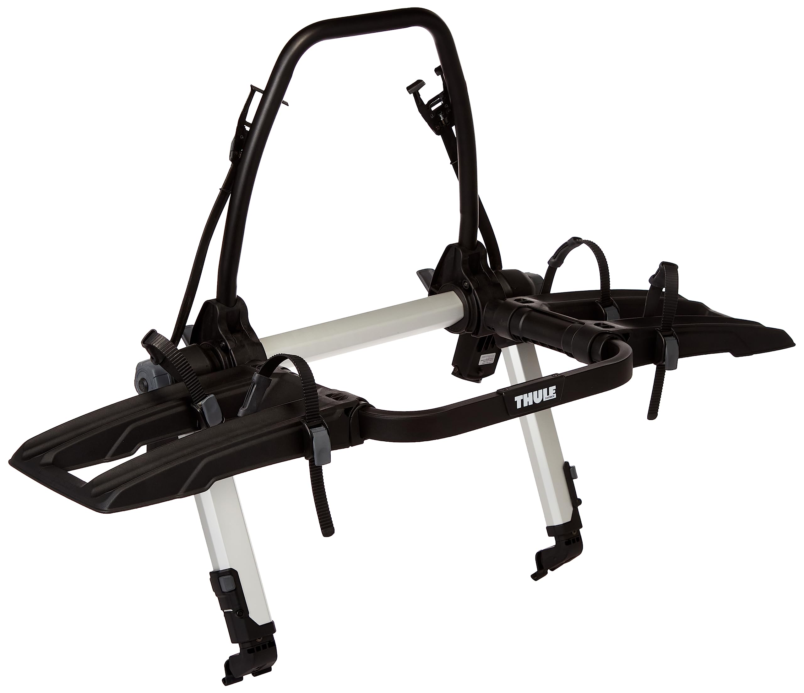 Thule OutWay 2-Bike Platform with bikes mounted for secure transport.