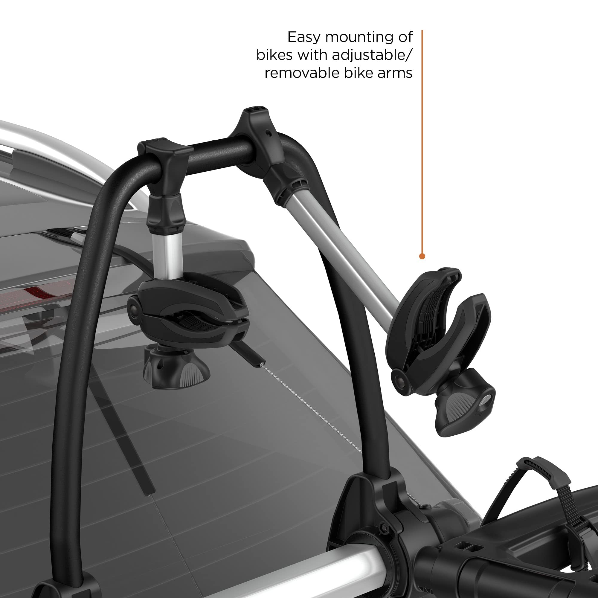 Thule OutWay fits bikes with up to a 50-inch wheelbase.