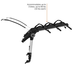 Adjustable bike arms on Thule OutWay accommodate different frames