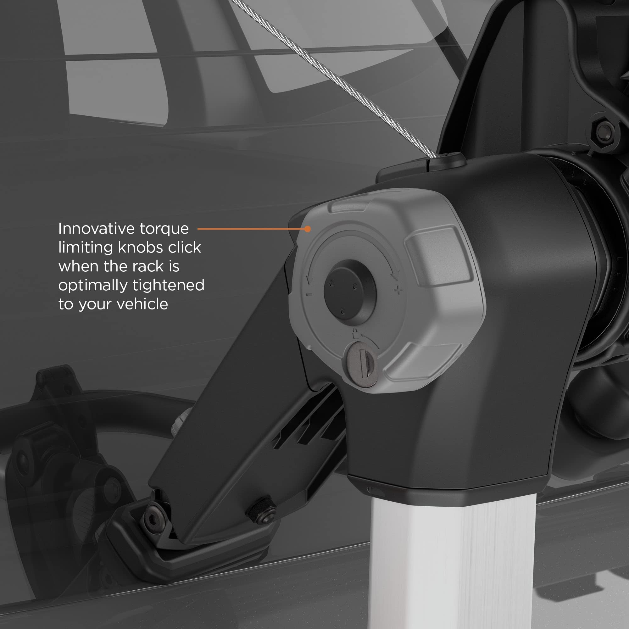 Thule OutWay spoiler-friendly design suits many sedans and SUVs.