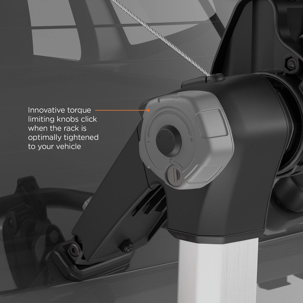 Thule OutWay spoiler-friendly design suits many sedans and SUVs.