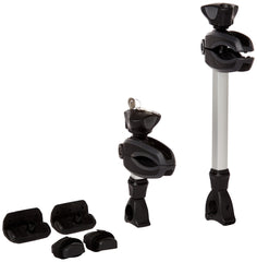 Thule OutWay wheel straps with pump buckles secure wheels quickly.
