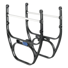 Thule Pack 'n Pedal Side Frames Obsidian front view lowers pannier mounting for better handling
