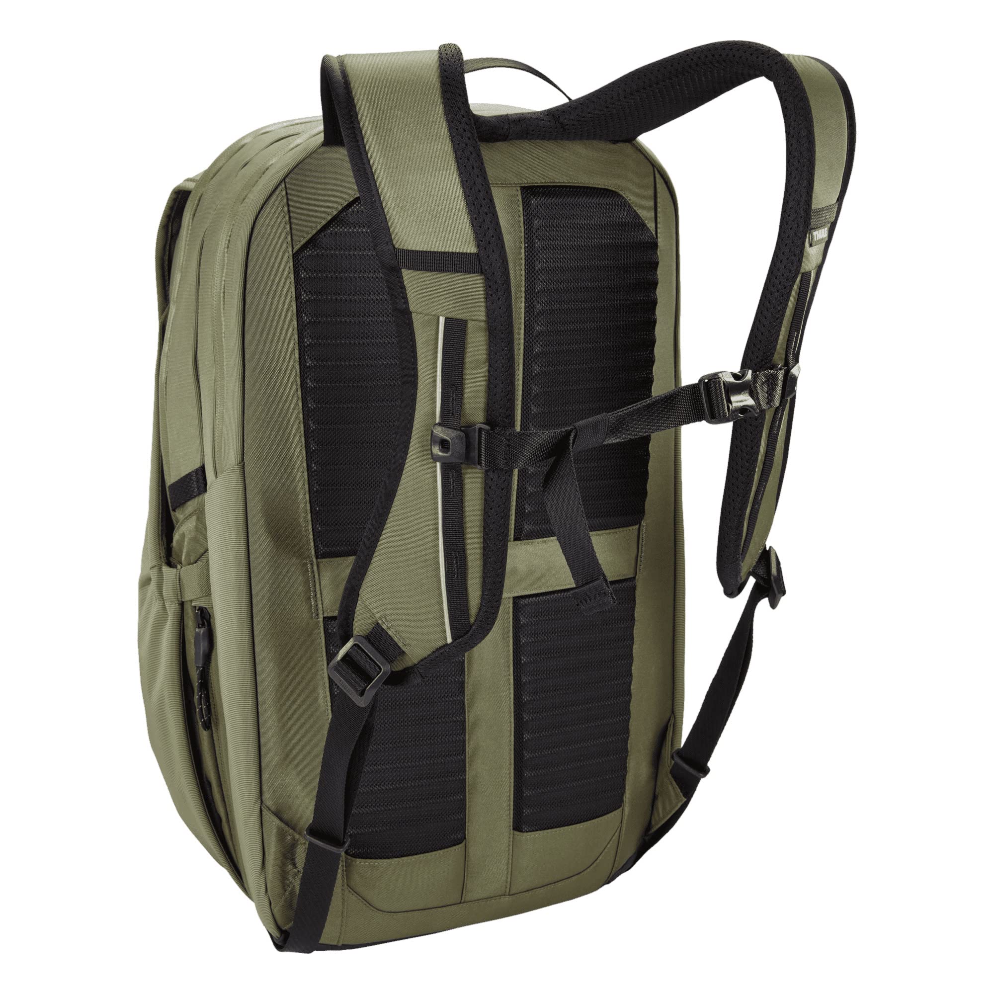 Thule Paramount reflective cover on backpack enhances night visibility