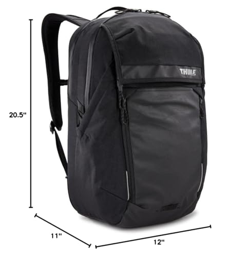 Thule Paramount Commuter Backpack helmet or shoe expansion for extra capacity.