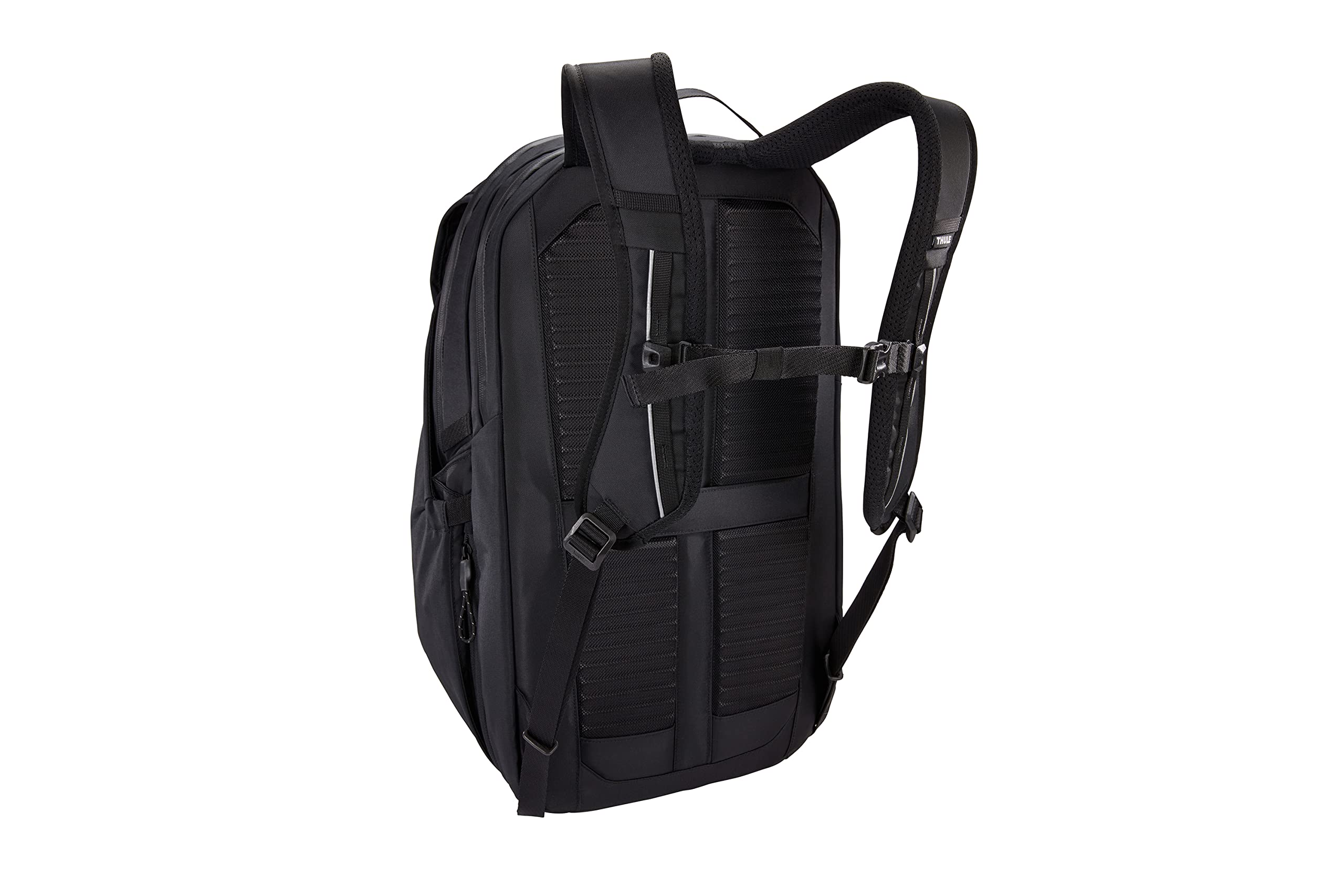 Thule Paramount Commuter Backpack ventilated back panel for cooling comfort.
