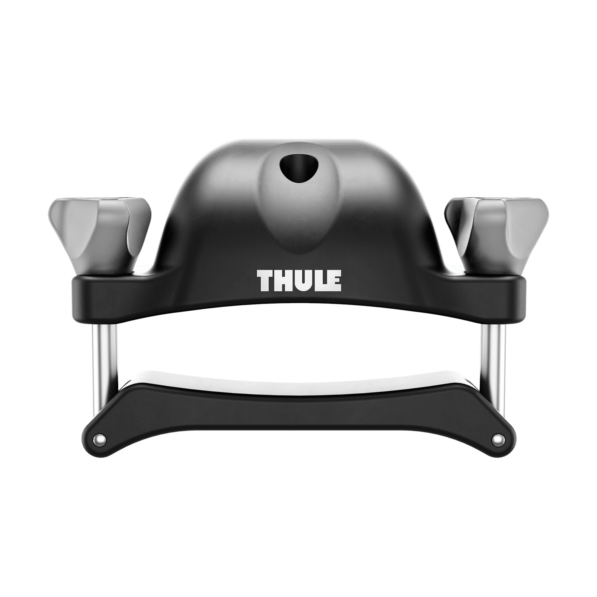 Thule Portage cushioned base padding protects canoe during transit.