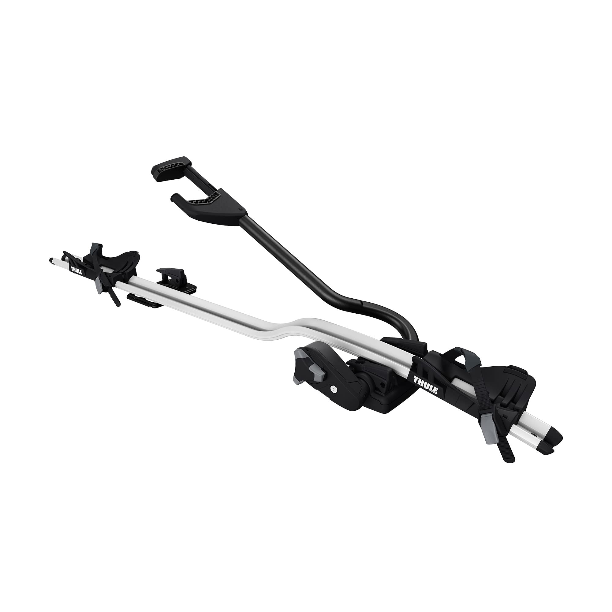 Thule Proride fat bike adapter wheel holders stabilizing wide tires.