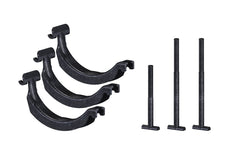 Thule Pro-Ride round aluminum bar adapter for versatile roof rack setups.