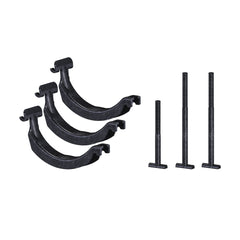 Thule 889500 Pro-Ride square bar adapter enables secure ProRide mounting on square bars.