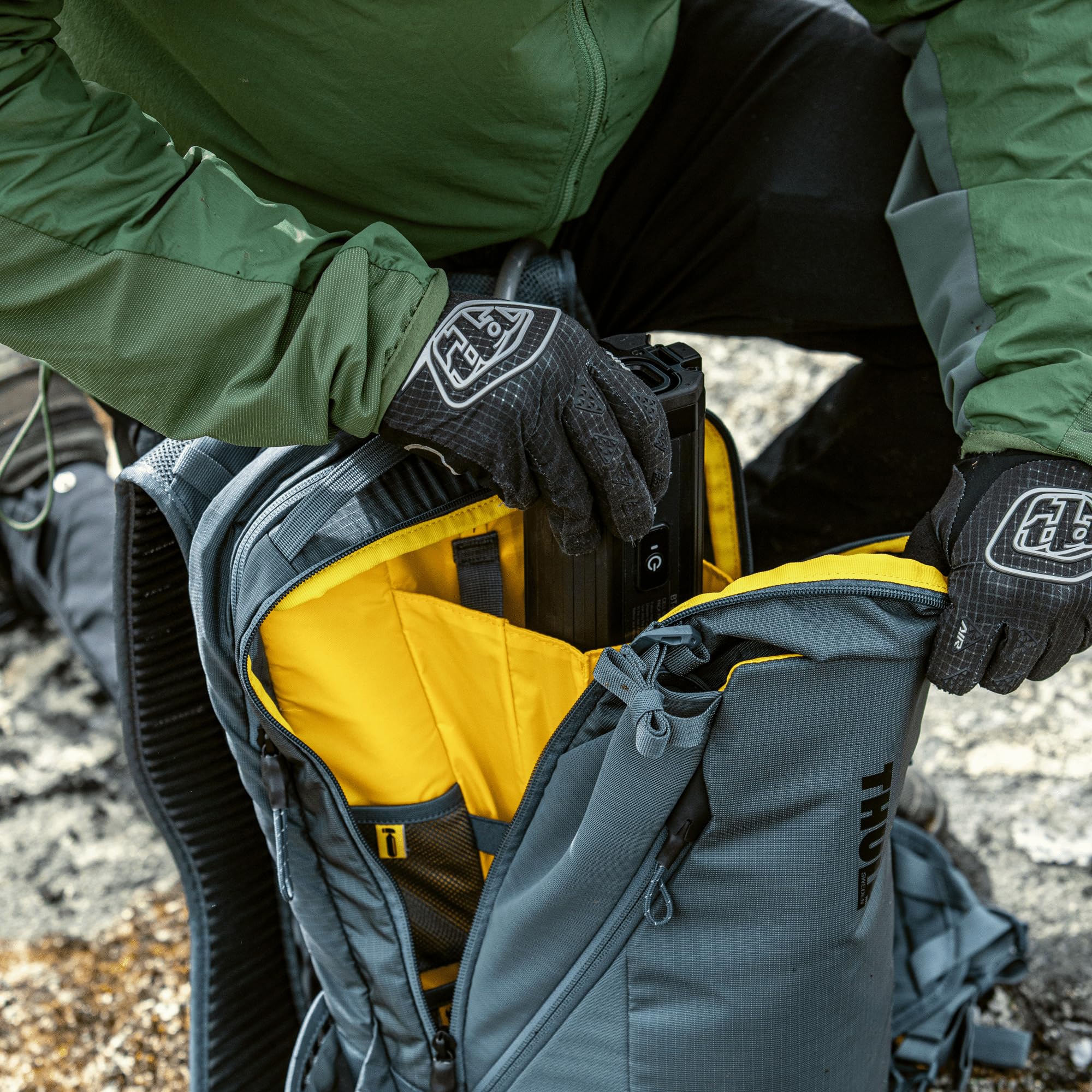 Thule Rail breathable air mesh back panel cooling ride