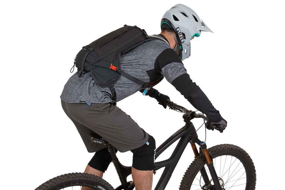 Thule Rail attachment points support pads and protective gear on rugged trails