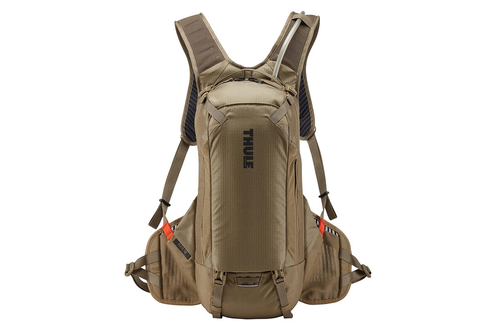 Lash points store pads and helmet for quick gear access.