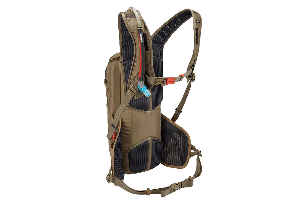 Reflective details and light attachment for better visibility at night.