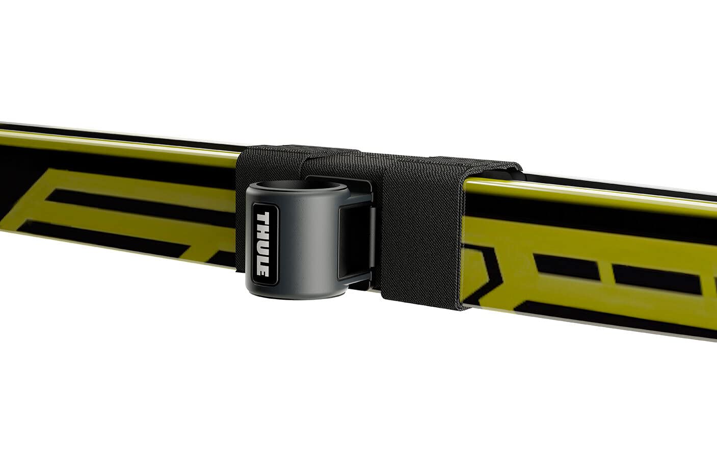 Thule SkiClick 7291 with ISO and City Crash safety approvals.