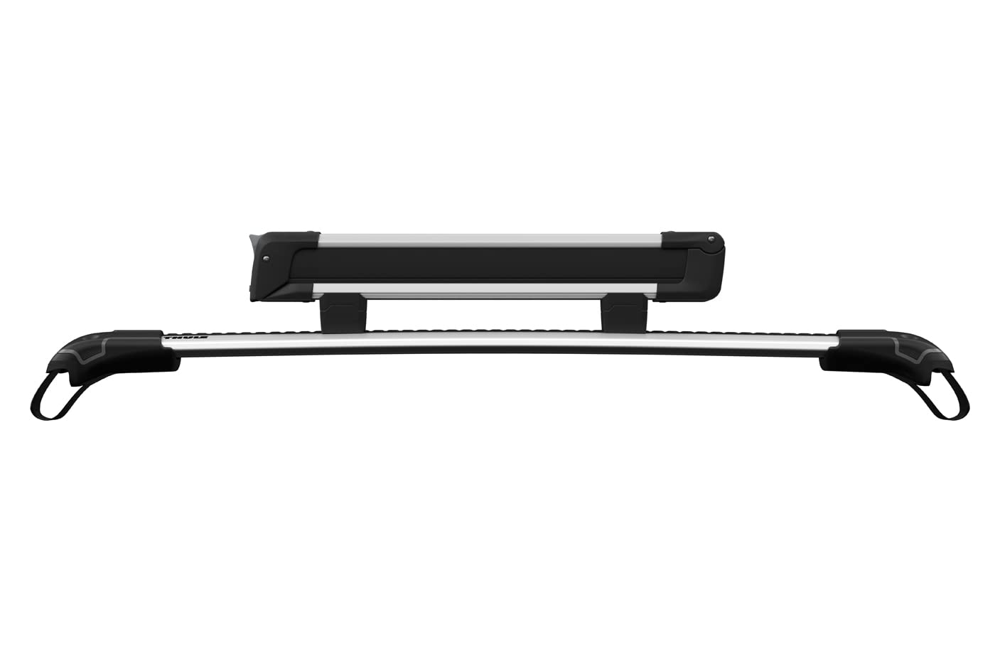 All types of skis and snowboards fit the SnowPack system on the roof.