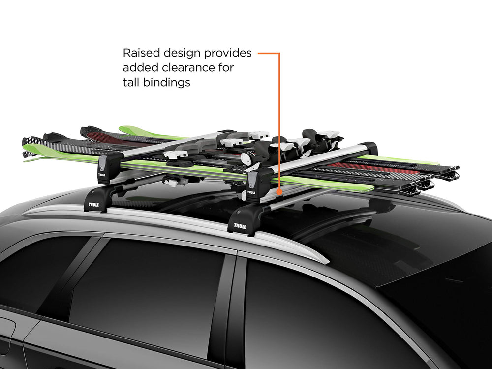 Thule SnowPack Extender ultra-soft arms grip without scratching gear