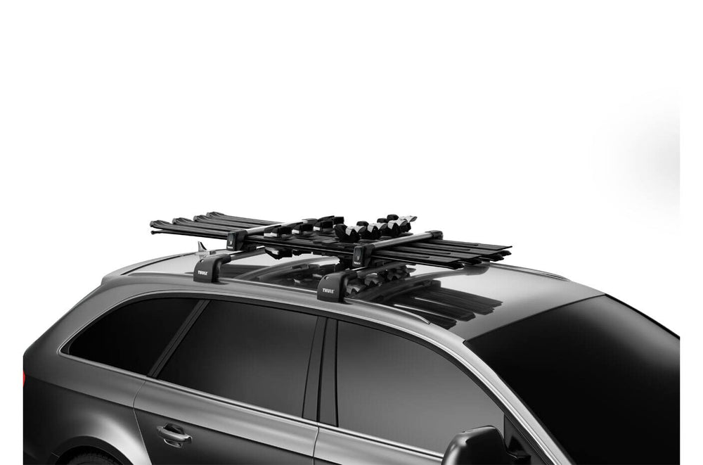 SnowPack supporting thicker modern skis and snowboards safely.