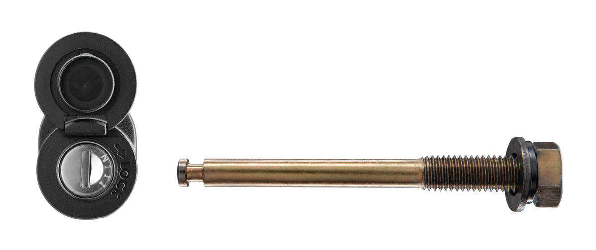 Thule Snug Tite Lock securing hitch carrier to vehicle, reducing wobble and movement