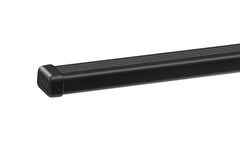 Thule SquareBar 118-47in black compatible foot packs highlight easy integration