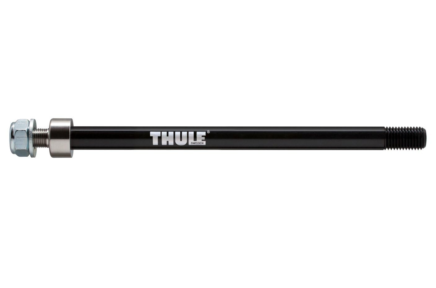 Thule Thru Axle Syntace M12 x 1.0 axle adapter closeup showing durable construction and precise fit