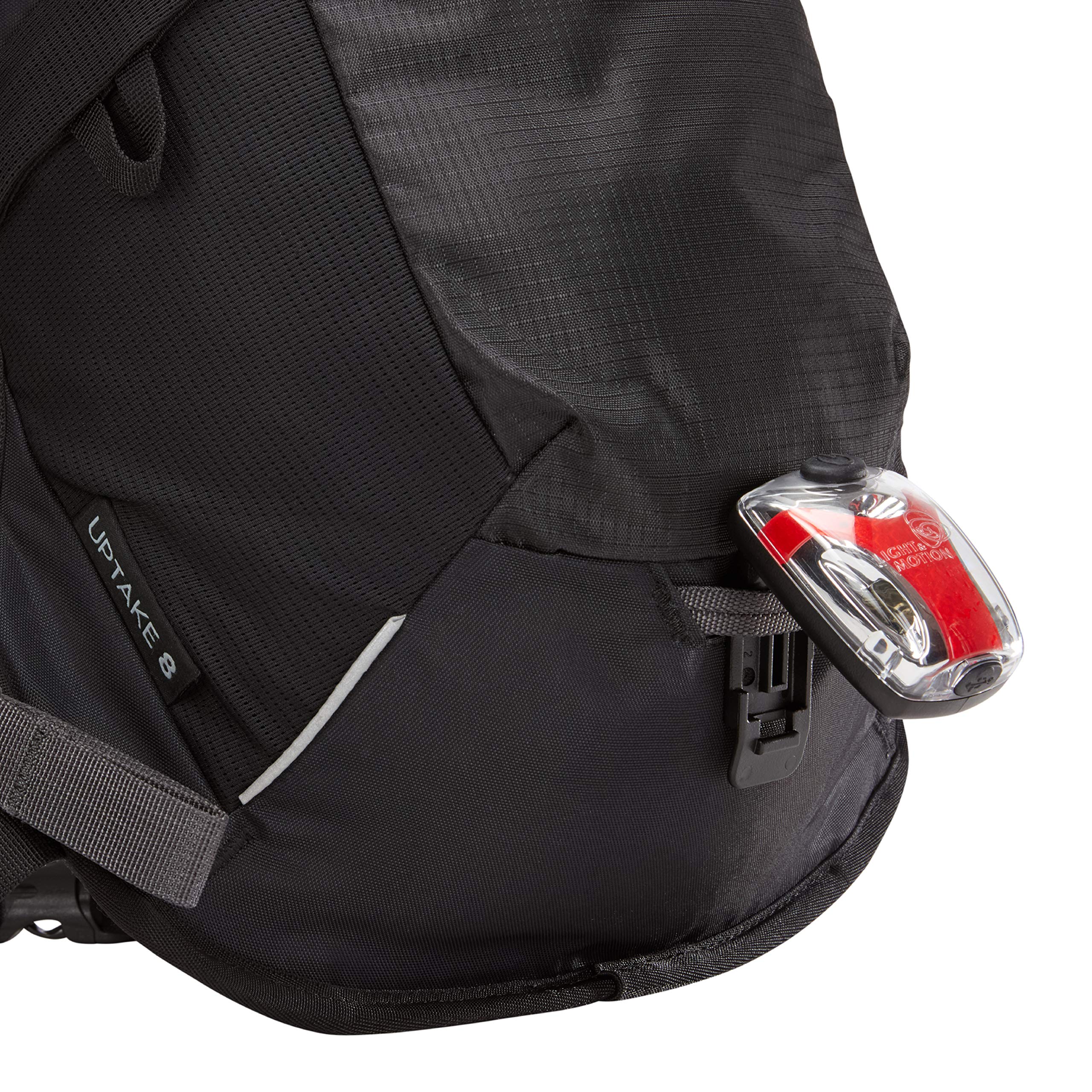 Thule Uptake 8L storage compartments organized for gear and snacks