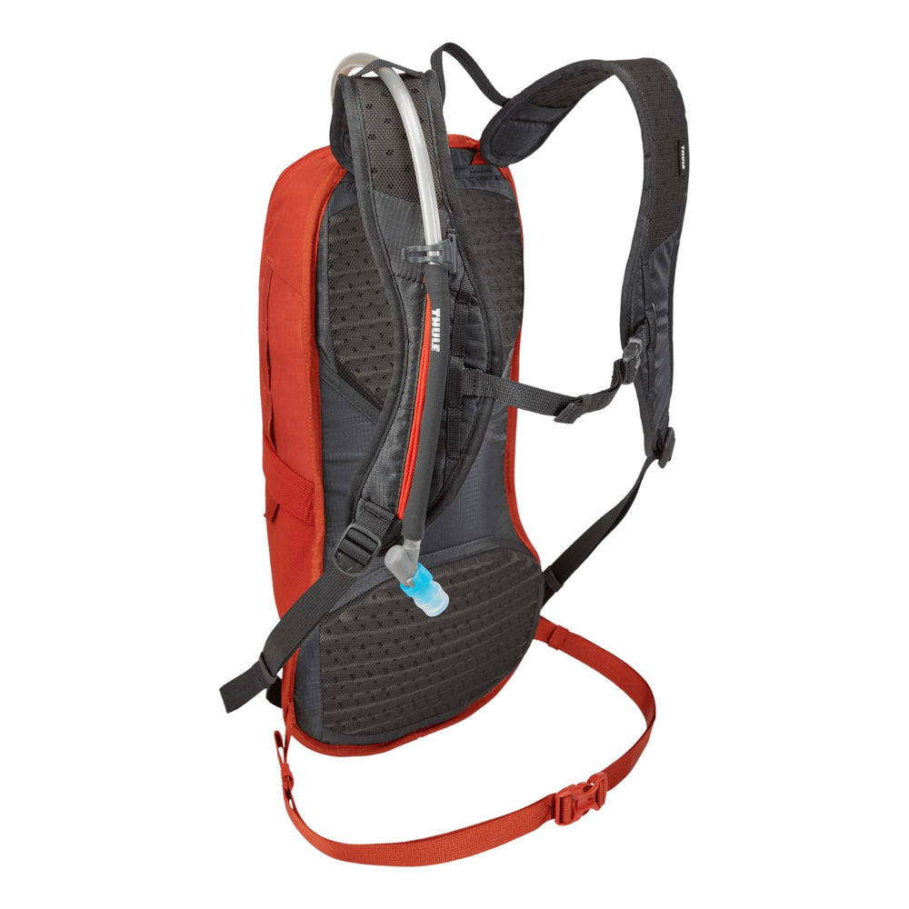 Thule Uptake back view highlights rugged construction for all-day outdoor use.