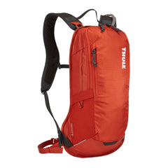 Thule Uptake front view showing streamlined hydration pack for biking and hiking.