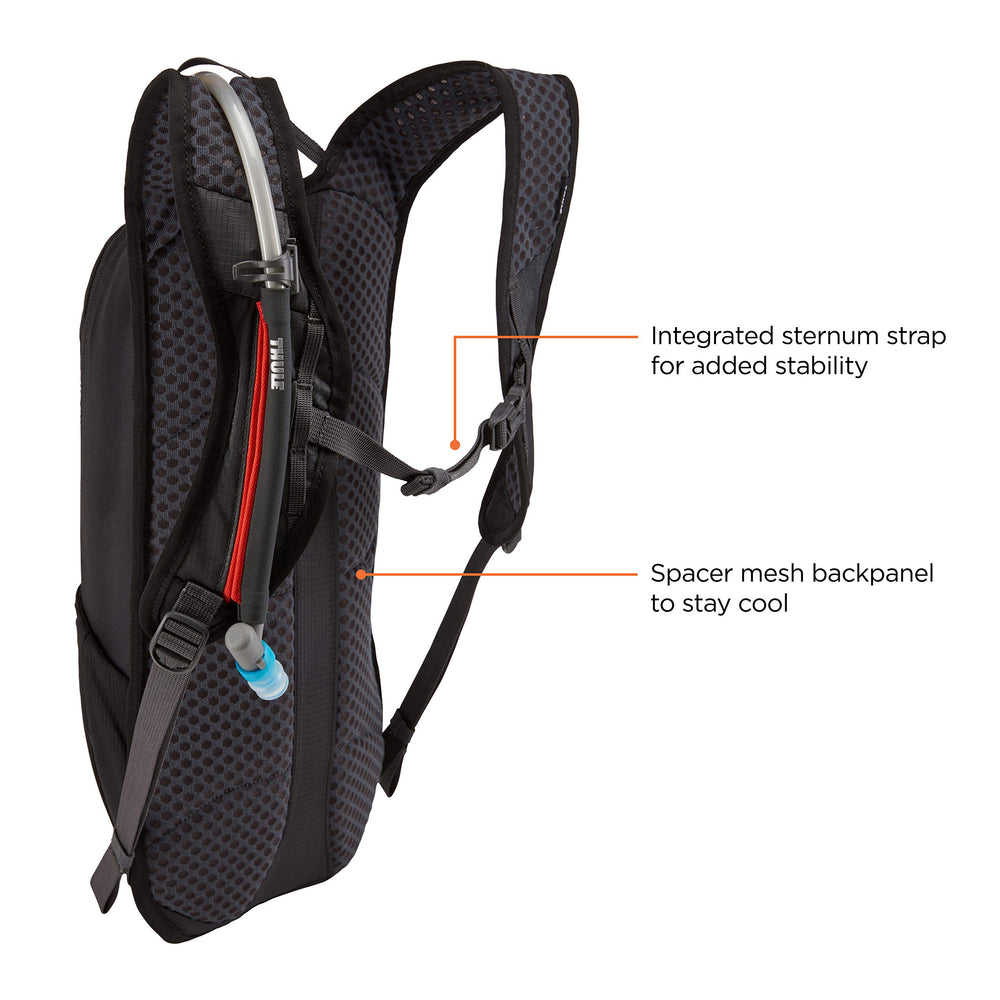 Thule Uptake Hydration Pack has an integrated sternum strap for stability
