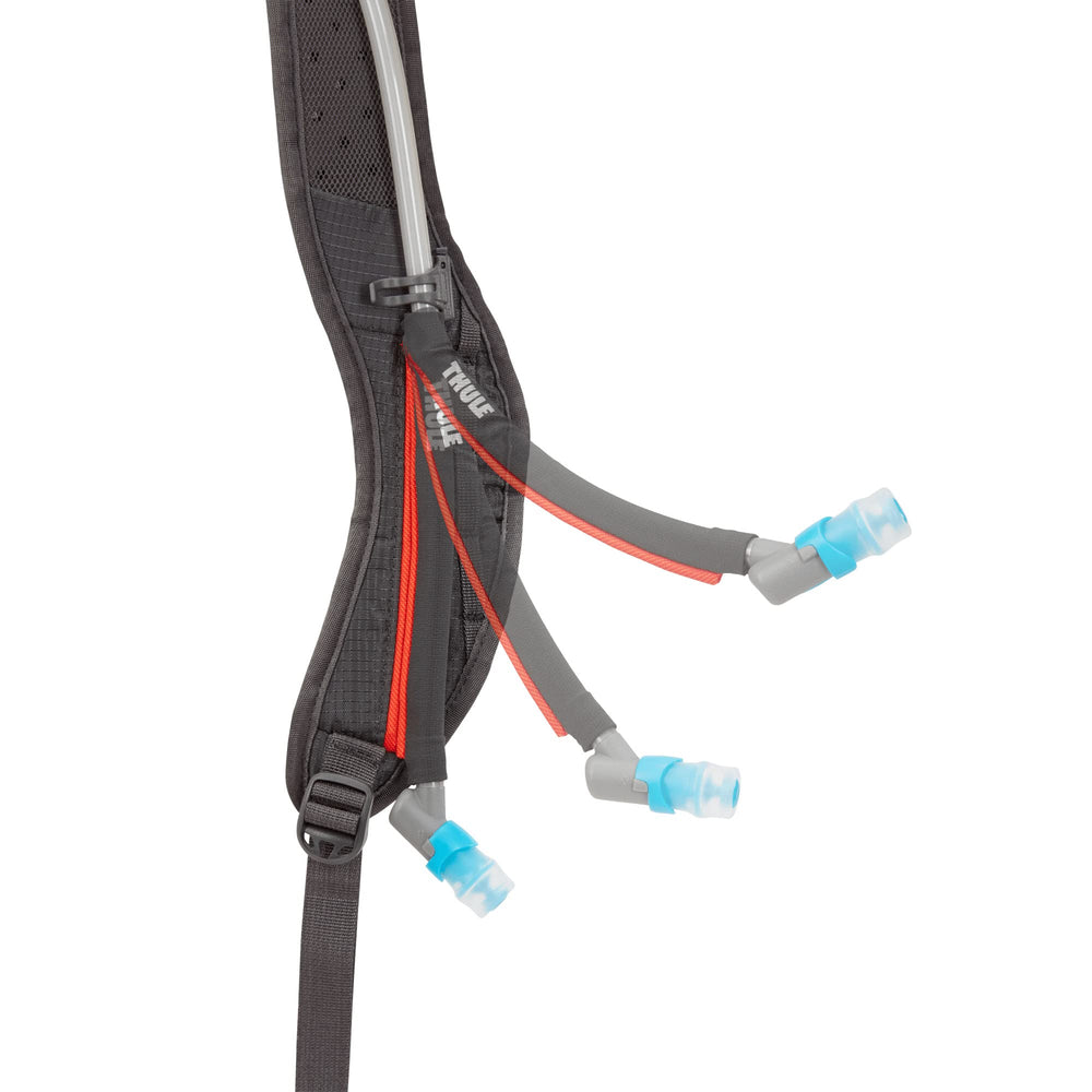 Thule Uptake side-pocket access demonstrates quick storage for essentials.