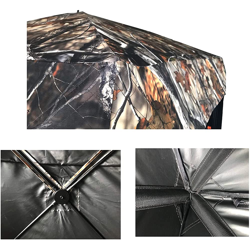 THUNDERBAY Gobbler Lodge black PU interior coating reduces interior glare.