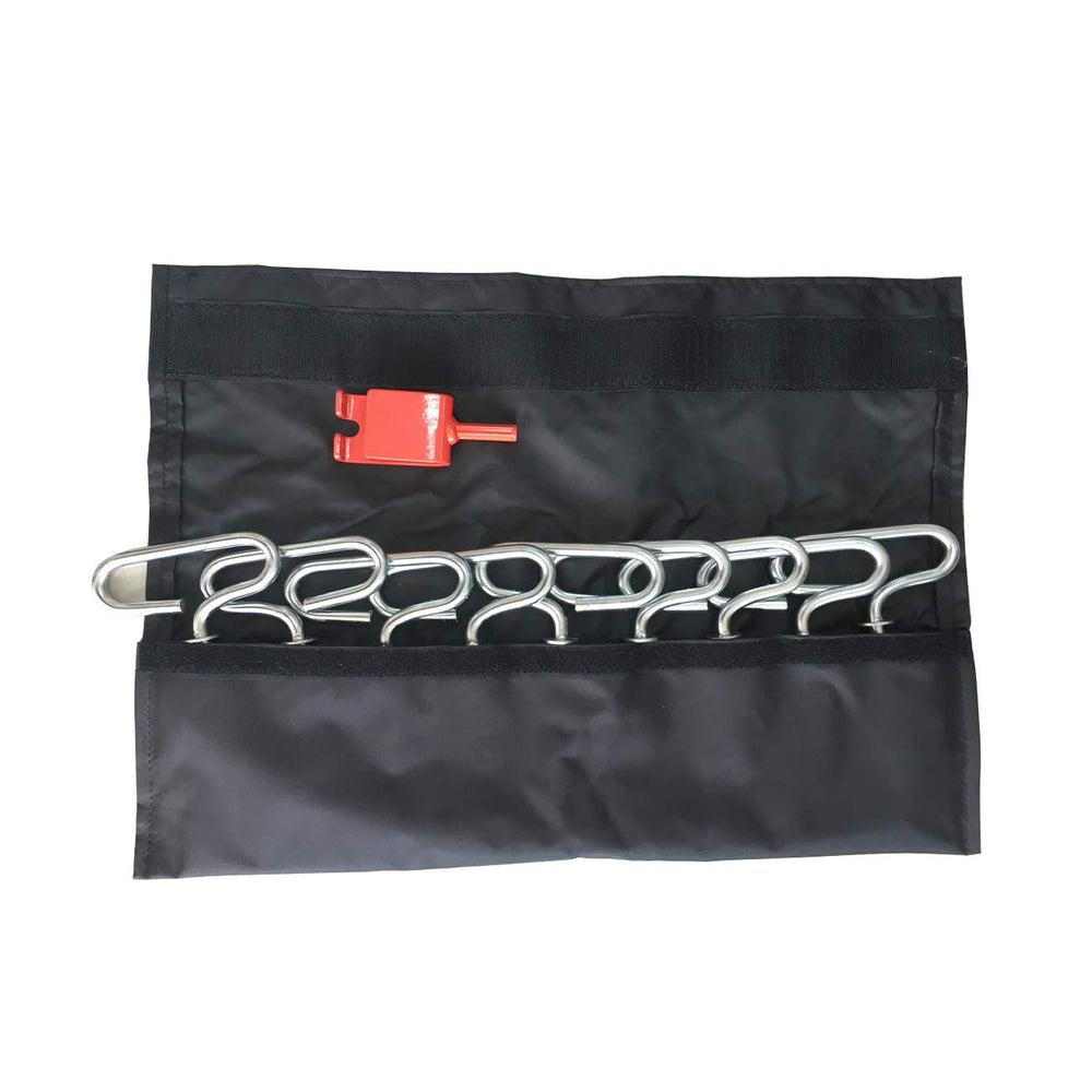 ThunderBay ice anchor kit plus 1 drill adapter for quick, secure ice setups