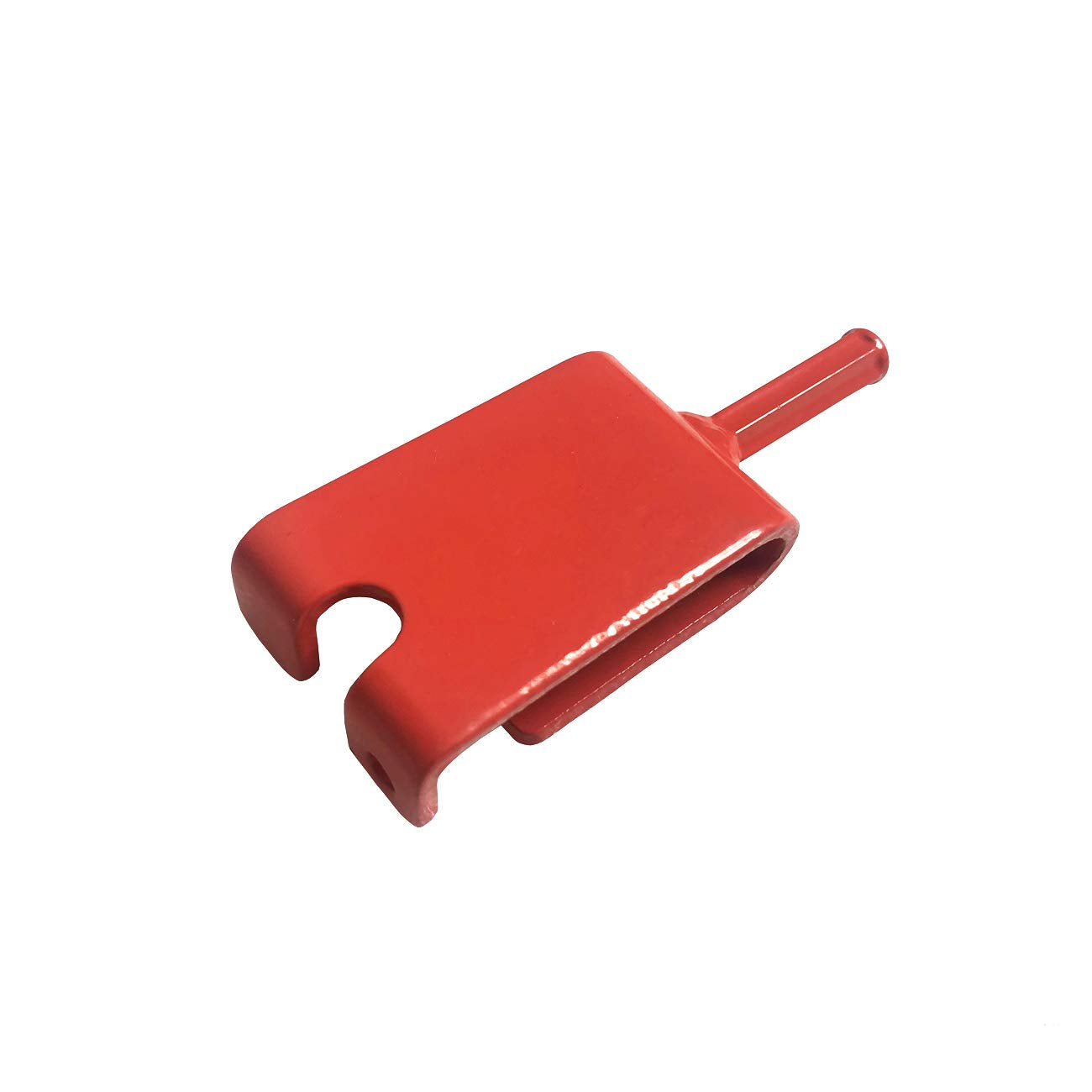 Close-up of THUNDERBAY Ice Anchor Power Drill Adapter attached to a cordless drill