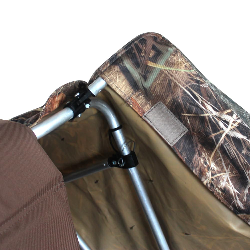 THUNDERBAY Lay Flat Duck Blind compact setup reduces overall pack weight for mobility.