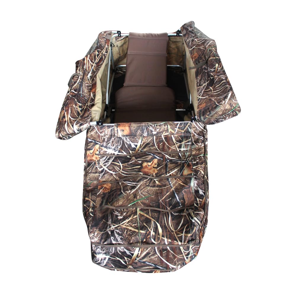 THUNDERBAY Lay Flat Duck Blind foldable system enables quick setup for fast hunts.