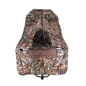 THUNDERBAY Lay Flat Duck Blind shoulder straps simplify carrying to remote blinds.
