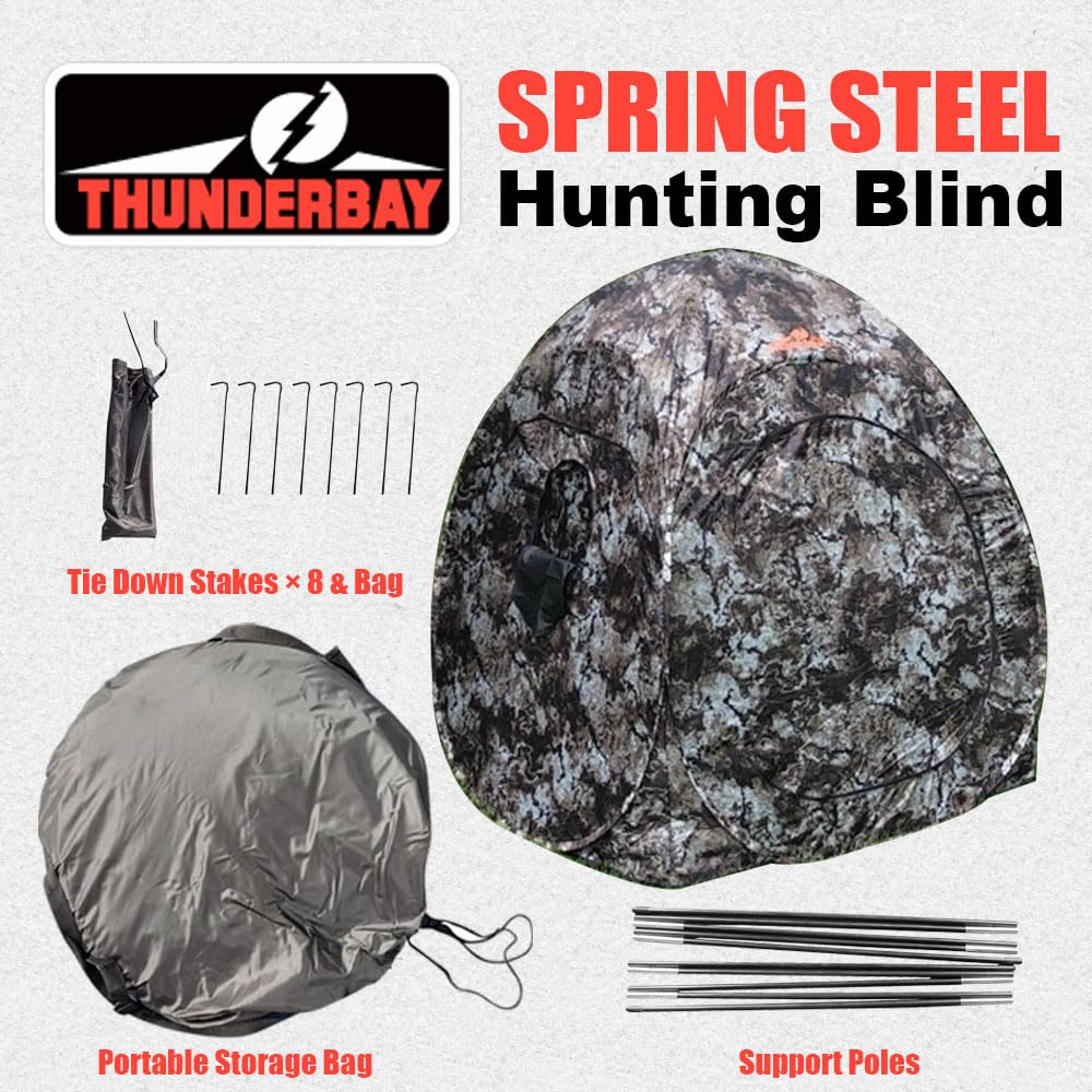 THUNDERBAY Run & Gun port-hole-windows with shoot-through mesh provide versatile firing angles.