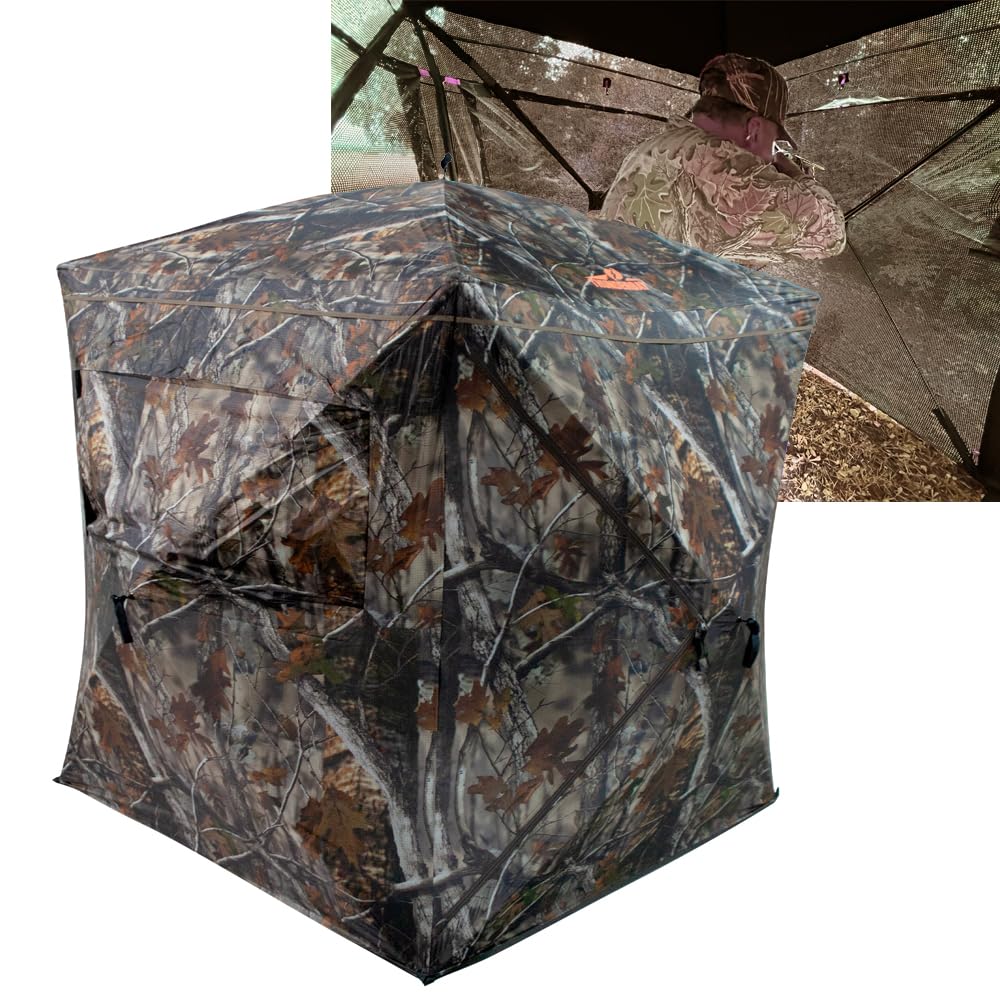 THUNDERBAY see-through blind with 270-degree view enhances field awareness.