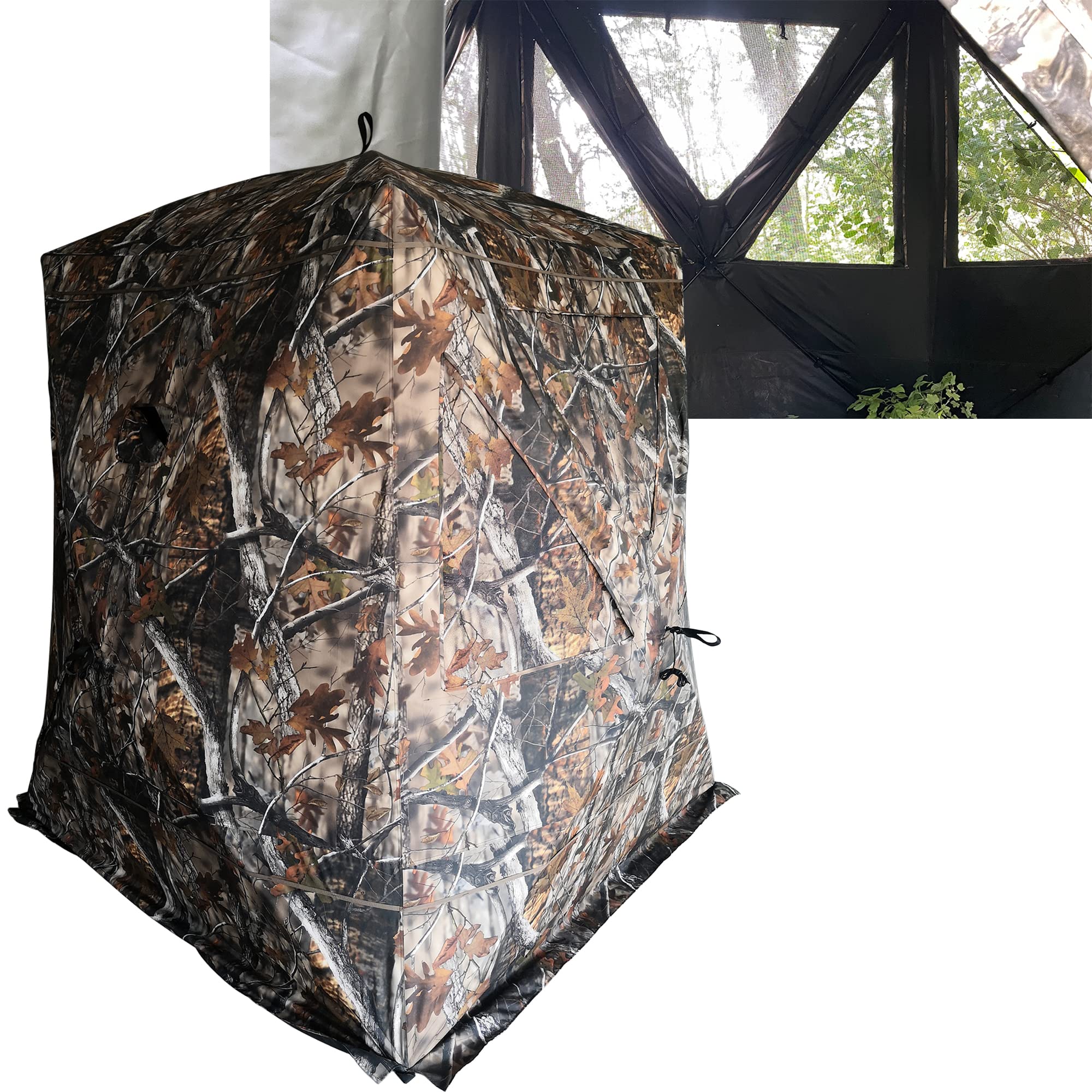 THUNDERBAY see-through panel window offers a 270-degree view for easy situational awareness.
