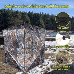 THUNDERBAY Spur Collector silent windows closeup showcases quiet shoot-through camouflage mesh
