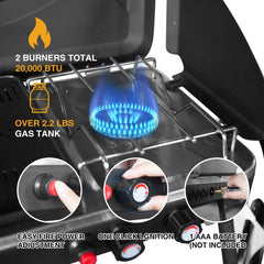 THUNDERBAY sturdy latch-secure design keeps stove safely closed when not in use.