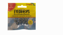 Thundermist Eye Drops pack close-up showing lifelike eyes for tempting strikes.