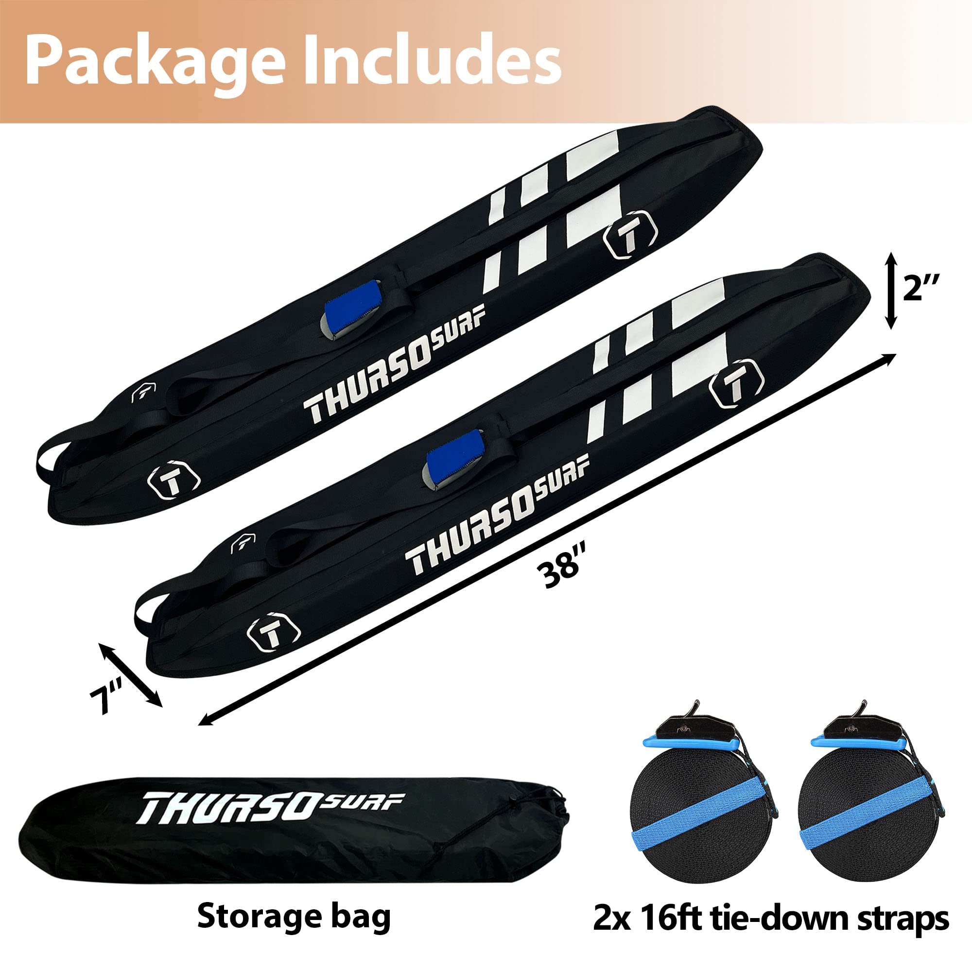 THURSO SURF removable padding provides multiple fixed points for cargo.