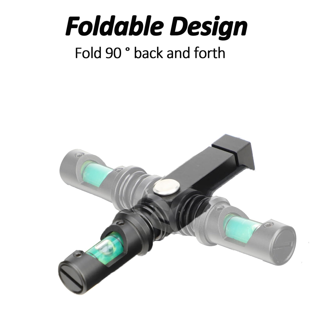 Thwackor precision screws enable fine adjustment for bubble positioning.
