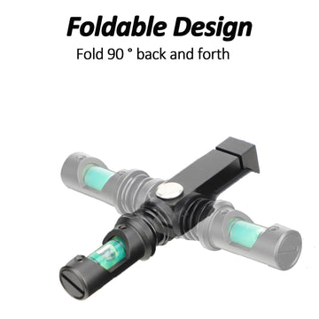 Thwackor precision screws enable fine adjustment for bubble positioning.