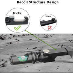 Thwackor M5 screws act as shock buffers for enhanced stability during use.
