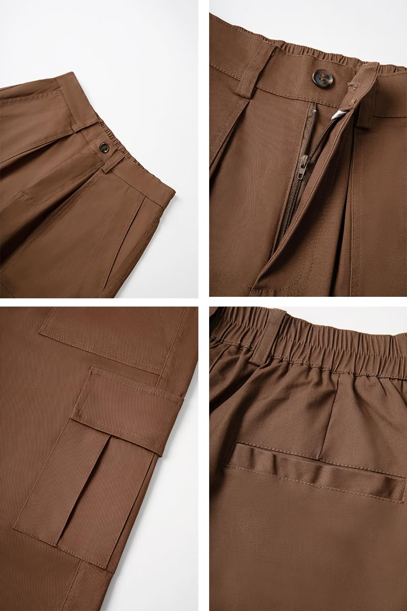 THWEI cargo pants back pocket design for secure storage.