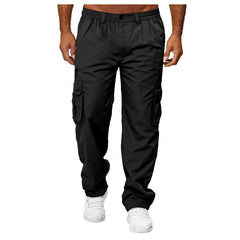 THWEI cargo pants elastic waist offers comfortable fit for daily wear.