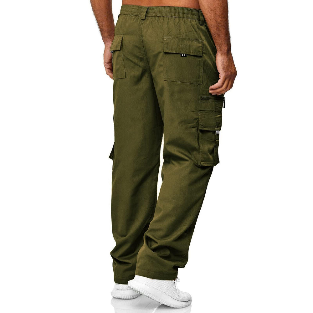 THWEI men's cargo pants fabric detail emphasizes breathable cotton blend and lasting comfort.