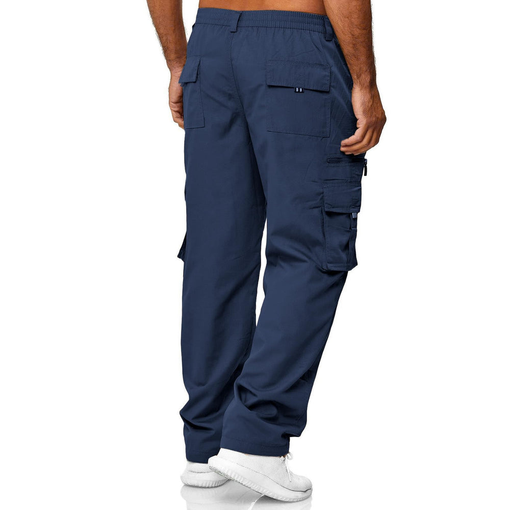 THWEI mens cargo pants relaxed straight leg silhouette for versatile styling